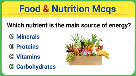 Food And Nutrition Mcqs Nutrition Mcq Nutrition Mcq Questions