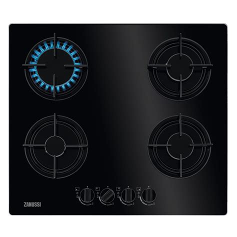 Plita pe gaz incorporabila Zanussi, 60 cm, 4 arzatoare, sticla