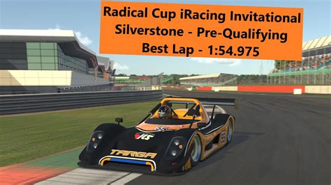 Radical Cup IRacing Invitational Silverstone Best Lap 1 54 975