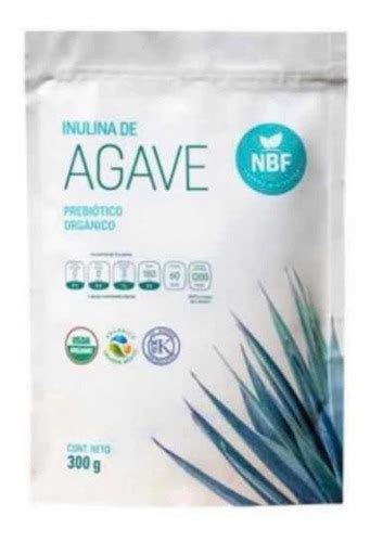 3 Pack Inulina De Agave Organico Prebiotico De Fibra Nbf Envío gratis