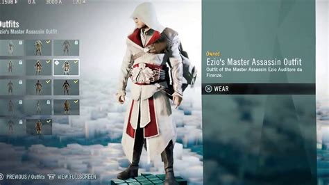 Assassins Creed Unity How To Get Ezios Master Assassin Outfit