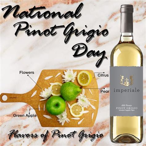 NATIONAL PINOT GRIGIO DAY WITH IMPERIALE Pinot Grigio Wine