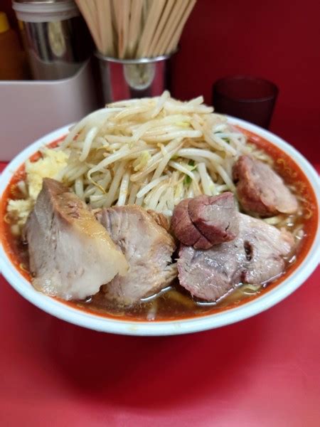 『大豚麺増し 野菜 ニンニク カラメ』ラーメン二郎 上野毛店のレビュー ラーメンデータベース