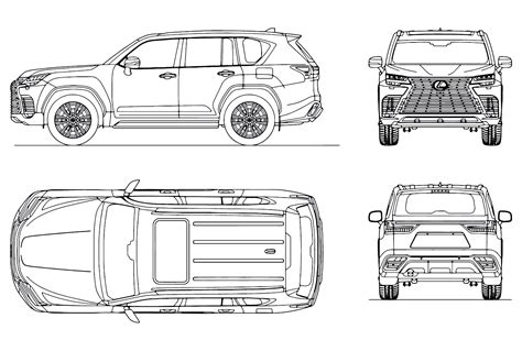 Lexus Car To Color Free Printable Coloring Pages