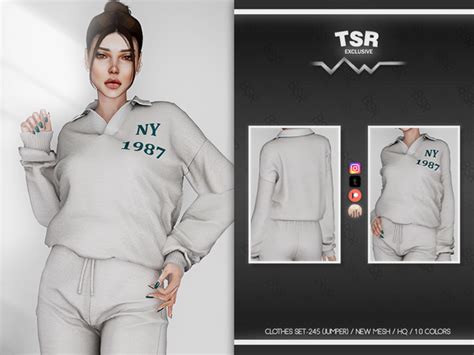 The Sims Resource Clothes Set 245 Jumper Bd748