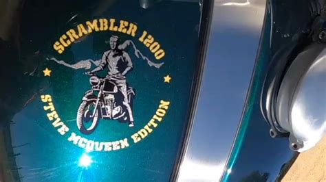 Triumph Scrambler Steve Mcqueen Special Youtube