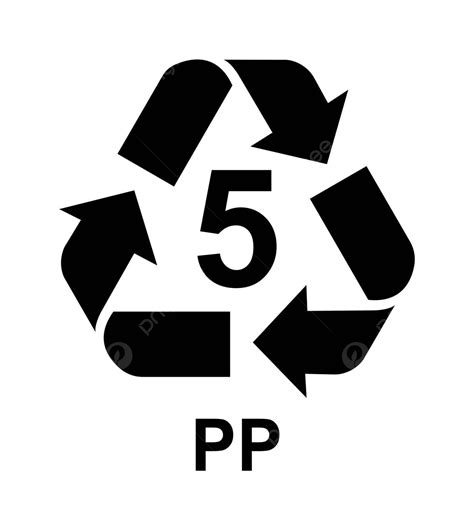 Vector Illustration Of Plastic Recycling Symbols As Icon Pp Vector ...