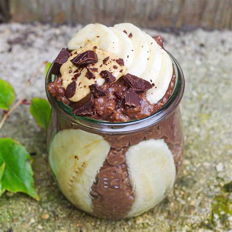 Schoko Erdnuss Porridge Mit Banane Planty Of Joy