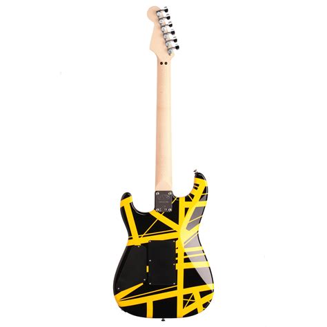 Evh Stripe Series Black W Yellow Stripes Gear Music