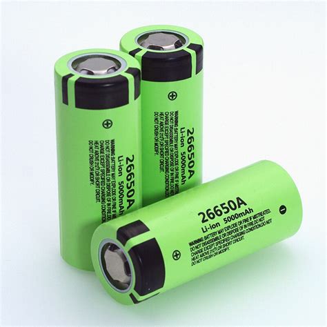 26650 Battery 3 7V 5000mAh Li Ion 26650A Lithium R Grandado