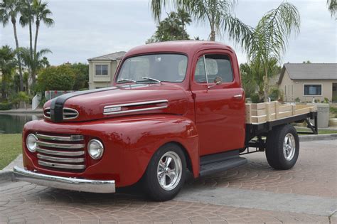 1948 Ford F1 Stake Bed Pickup Truck Custom Street Hot Rod