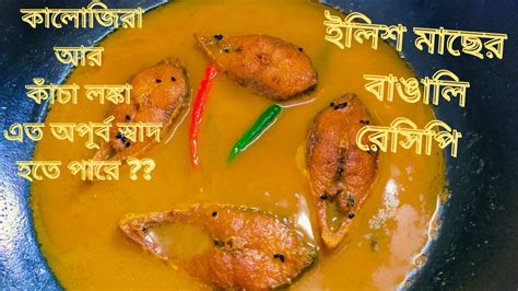 Ilish Macher Jhol How To Make Famous Hilsa Fish Curry Bengali Dish