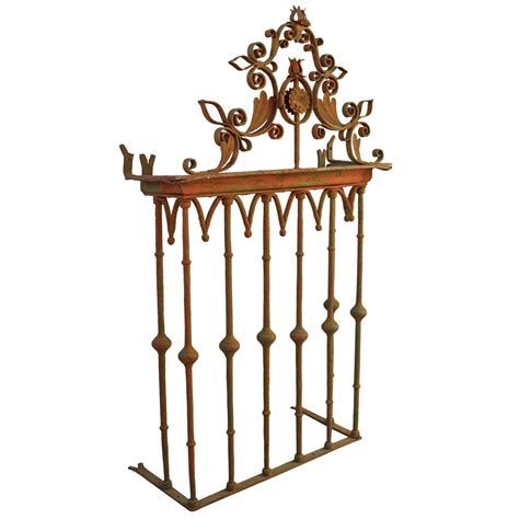 Early Iron Window Grill At 1stdibs