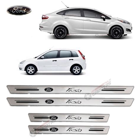 Soleira De Porta Platinum Ford Fiesta Prata Resinado Shopee Brasil