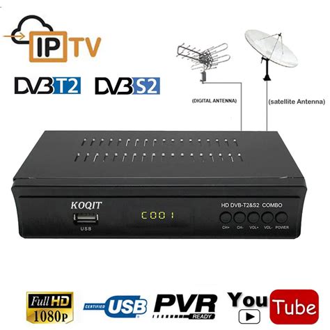 2018 FTA Digital Terrestrial Satellite DVB T2 DVB S2 Combo Receiver TV