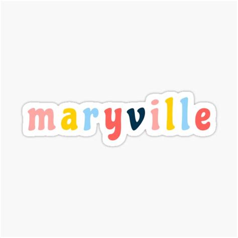 Maryville Sticker For Sale By Brontetaylor8 Redbubble