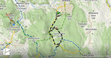 Trasa Z Janowice Wielkie Pocz Tek Cie Ki Przyrodniczej Mapa