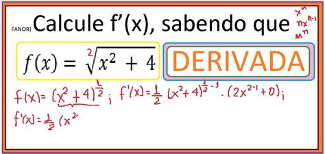 Curso De Cálculo I Diferencial E Integral Como Calcular A Derivada De