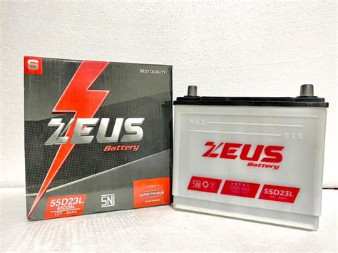 Aki Mobil Toyota Alphard Fortuner Camry 55D23L Zeus Battery Lazada