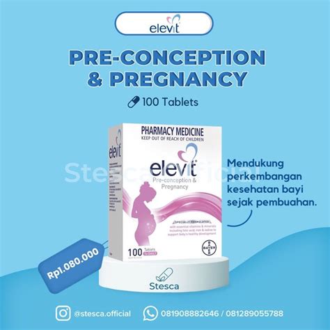 Jual Elevit Pre Conception Pregnancy Shopee Indonesia