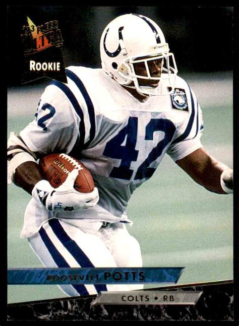 1993 Fleer Ultra Roosevelt Potts 189 On Kronozio