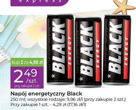 Napój energetyczny Black promocja Stokrotka Express Ding pl