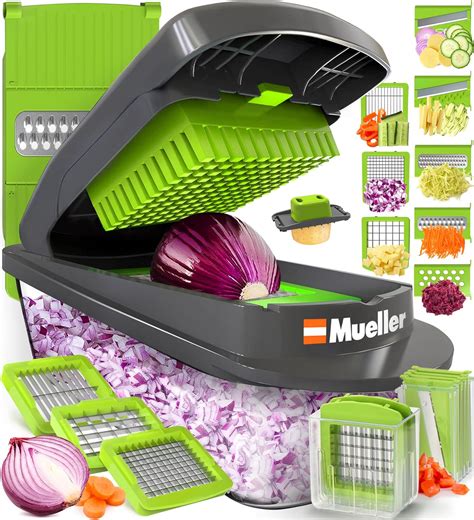 Mueller Austria Pro Series Onion Chopper Slicer Vegetable Chopper