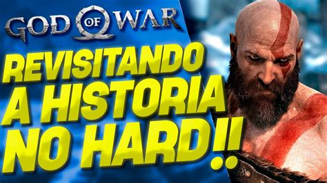 LIVE MARATONA RAGNAROK GOD OF WAR 2018 NO HARD 1 Ao Vivo No PS5