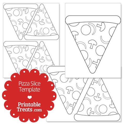 Printable Pizza Craft Template