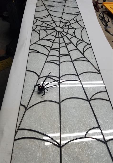 Spider Window 2 Staten Island Stained Glass By Architectural Concepts