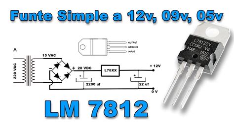 Fuente Simple A V V V Con Lm Regulador De Voltaje Con