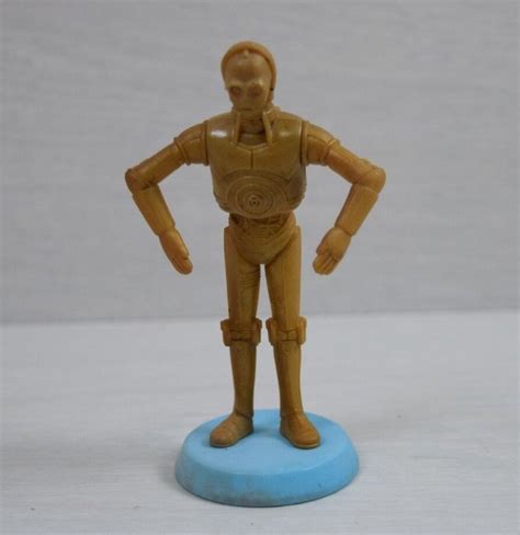 Vintage Collectible Star Wars Plastic C 3po Car Figurine Statue Lk1