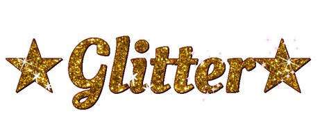 Font Alphabet Glitter Gif