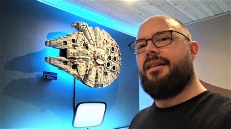 How To Wall Mount Millennium Falcon Lego 75192 Danish Youtube