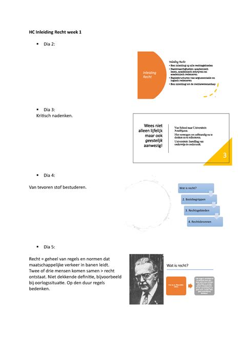 HC Inleiding Recht Week 1 Jaar 1 Leiden HC Inleiding Recht Week 1 Dia