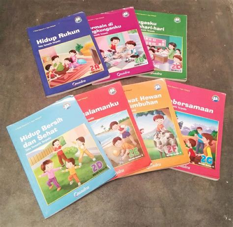 Buku Tematik Quadra Kelas Second Buku Alat Tulis Buku Di Carousell