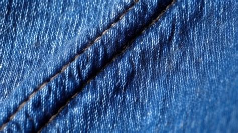 Close Up View Of Denim Texture On Jeans Textile Background Denim