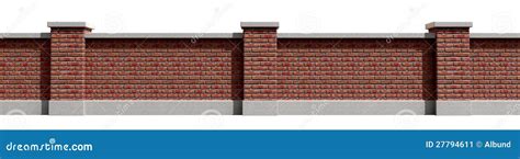 Garden Wall Facebrick Front Stock Image - Image: 27794611