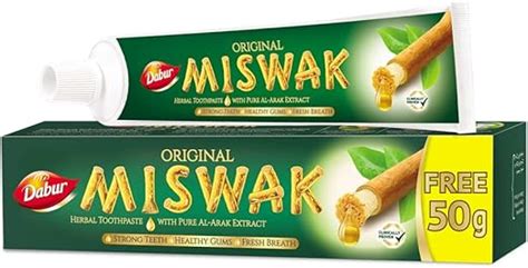 Dabur Original Miswak Toothpaste Formulated With Pure Extracts Of Al