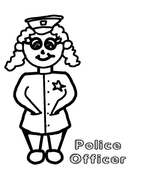 Coloriage Policier M Tiers Et Professions Dessin Colorier