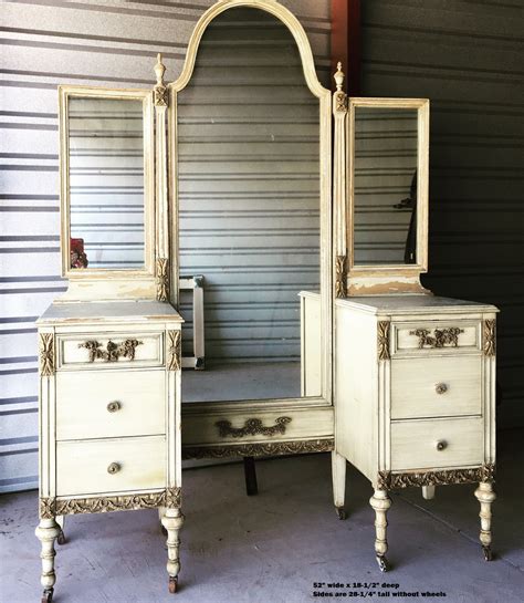 SLIGH MAKEUP VANITY In Stock To Custom Refinish Antique Dresser Shabby