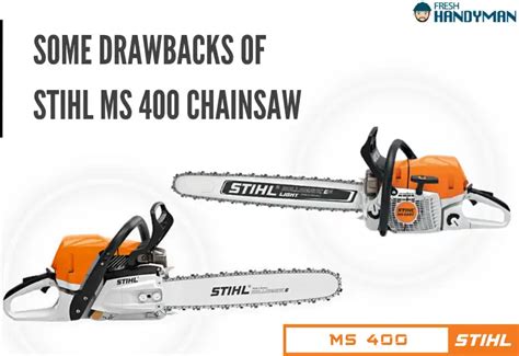 6 Common Stihl MS400 Problems You May Encounter