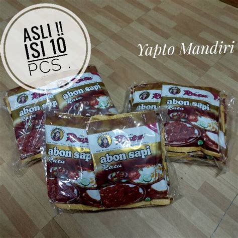 Jual Abon Ratu Sapi 100Gr Isi 10 Bks Shopee Indonesia