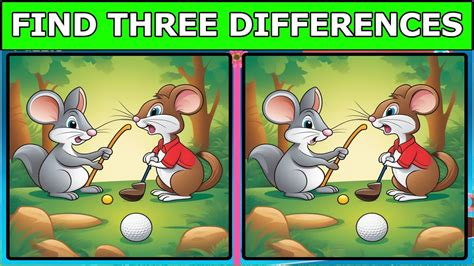 Can You Spot The Three Differences Challenging Visual Puzzle Game