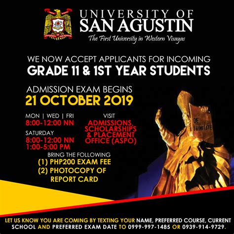 University of San Agustin: Tuition & Application | Edukasyon.ph