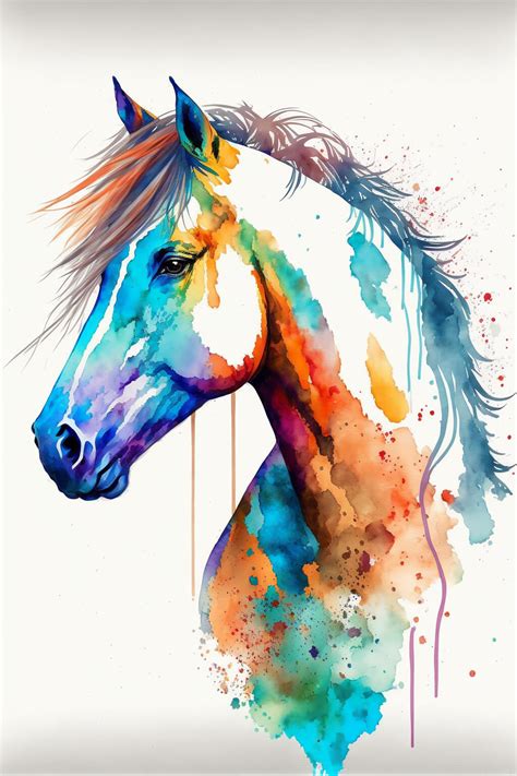 ArtStation - Arabian horse beautiful watercolor | Artworks