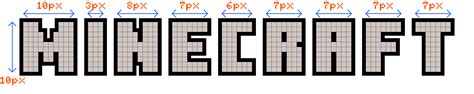 How to make the Minecraft logo with pixel art. : r/Minecraft