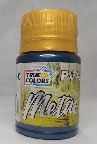 Acrílico artístico TRUE COLORS Frasco tinta PVA azul marino MercadoLibre