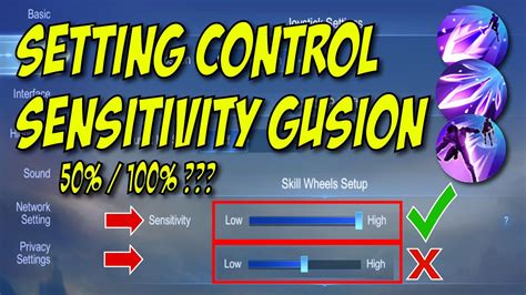 Best Settings Control Gusion Users Beginners Tips And Tricks Gusion