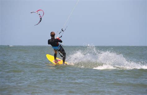 Kite Surfer stock photo. Image of surf, spray, ocean, action - 2737842